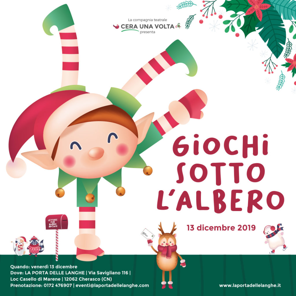 Giochi Natale.Giochi Sotto L Albero Festa Di Natale A La Porta Delle Langhe