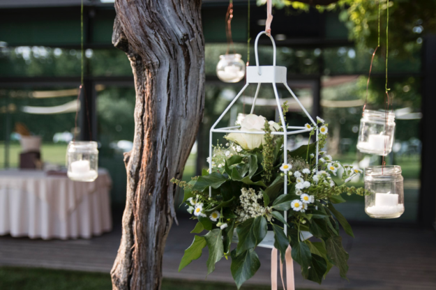 country chic allestimento matrimonio